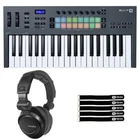 Novation Flkey 37 Full-size Midi Keyboard Controller Pads & Headphone New. Price: $237.40.