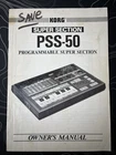 Korg PSS-50 Programmable Super Section Sequencer Original Owner's Manual Book. Good. Price: $39.99.