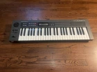 Roland Alpha JUNO-1 Analog Programmable Polyphonic 49-KEY Synth W/pitch & Mod Used. Price: $275.00.