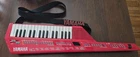 Vintage Yamaha SHS-10R Red 80'S Keytar 32 Keys Midi W/ Strap And Power Cord Used. Price: $249.99.