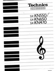 Technics SX-KN470 SX-KN550 SX-KN650 Keyboard Owners Instruction Manual Reprint Brand. Price: $22.24.