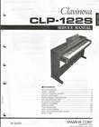 Original Yamaha Clavinova Piano CLP-122S Service Manual W/schematic Very. Price: $20.00.