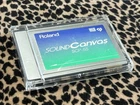 Vintage 1990S Roland SCP-55 Sound Canvas Pcmcia Card W/ Cables, Manuals Etc Used. Price: $600.00.