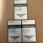 Roland Memory Card, 3 Cars D50-00-01-04 Used. Price: $400.00.