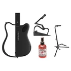 Lava Genie Stringless Guitar Bundle Case Mic Stand Sanitizer Black New. Price: $349.00.
