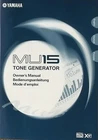 Yamaha MU15 Portable Synthesizer Xg Tone Generator Original Owner's Manual Book. Very. Price: $39.99.